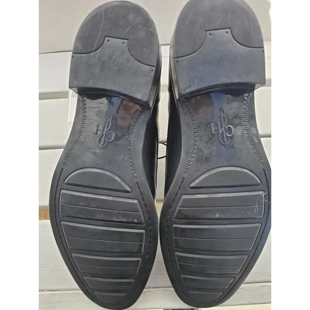 Cole Haan Mens Black Leather Lace Up Dress Shoes Oxfords Size 11M